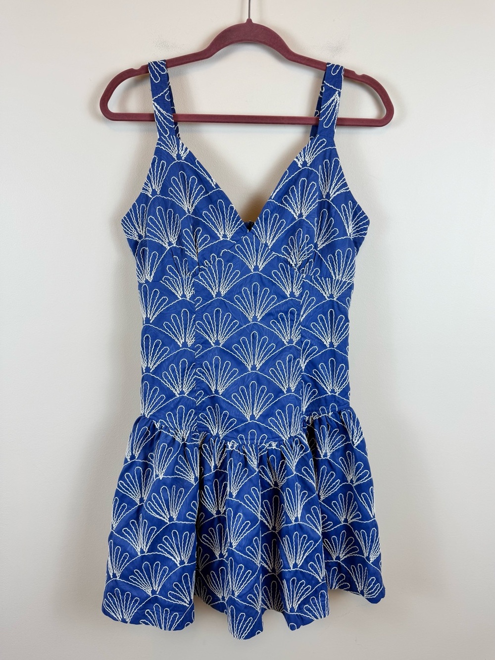 CIEBON Nova Embroidered Fit & Flare Dress